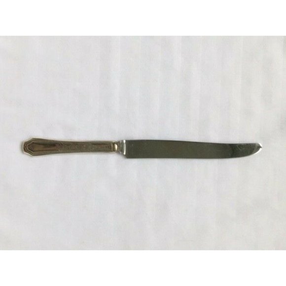 1847 ROGERS BROS INTL SILVERPLATE FRENCH DINNER KNIFE 1924 ANCESTRAL PATTERN 9" - Picture 5 of 8